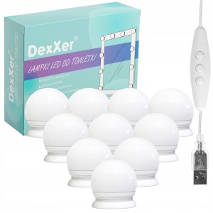 LAMPKI DO TOALETKI GDL-10LEDKIT01A