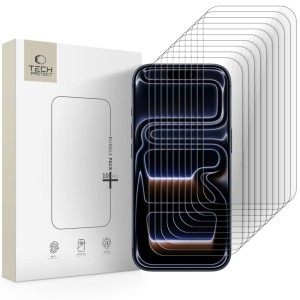 SZKŁO HARTOWANE TECH-PROTECT BUNDLE 10-PACK IPHONE 16 PRO / 17 / 17 PRO CLEAR