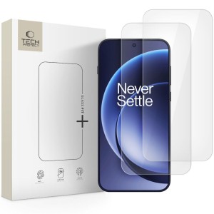 SZKŁO HARTOWANE TECH-PROTECT GLASS FIT+ 2-PACK ONEPLUS 15 CLEAR