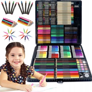 ZESTAW ARTYSTYCZNY W WALIZCE 288el KIDDO-04