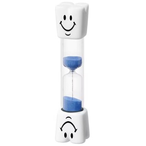 Klepsydra do mycia zębów dla dzieci niebieski Timer czasomierz 3 min