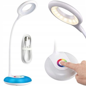 LAMPKA BIURKOWA RGB 256 OKRĄGŁA T003A