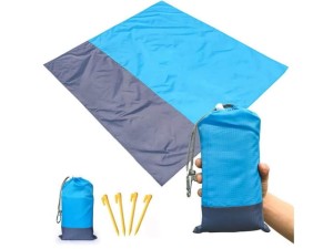 MATA PLAŻOWA KOC PIKNIKOWY PLAŻOWY DUŻY 200X210 CM