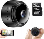 QIKtech KAMERA mini szpiegowska bezprzewodowa USB K01 (czarna) + KARTA 32GB