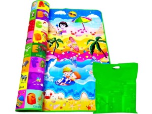 MATA DLA DZIECI DWUSTRONNA PIKNIKOWA DUŻA 200x180