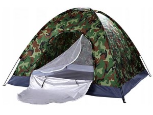 Namiot turystyczny 3 osobowy moro moskitiera 2x1,5