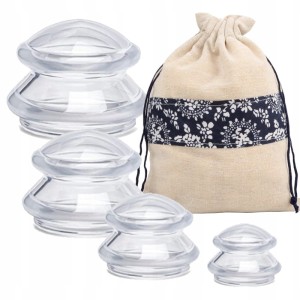 CHIŃSKIE BAŃKI 4 SZTUKI TRANSPARENTNE BUB-05