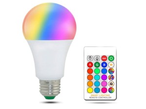 ŻARÓWKA RGB DISCO MINI KULA DYSKOTEKOWA + PILOT