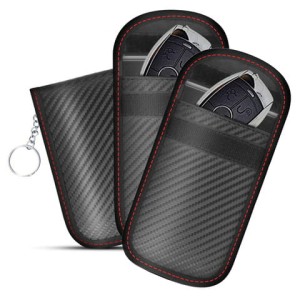 Antykradzieżowe etui x2 na klucze Alogy pokrowiec blokujący sygnał 14x9.5cm