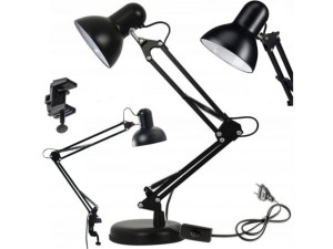 Lampka biurkowa szkolna regulowana kreślarska