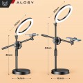 pol_pl_Lampa-pierscieniowa-LED-Ring-10-2x-uchwyt-na-telefon-stojaca-statyw-na-biurko-regulowane-ramie-Alogy-Czarna-72544_10.jpg