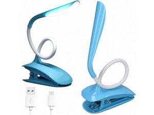 Lampka biurkowa szkolna na biurko 14 led usb klips