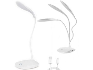 Lampka biurkowa szkolna na biurko 14 led usb dotyk