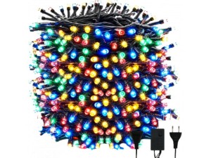 LAMPKI CHOINKOWE ŚWIĄTECZNE 100 LED WEWN / ZEWN