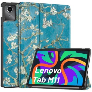 Etui do Lenovo Tab K11 / K11E 11” M11 10.95" TB330FU / TB330XU / TB331FC obudowa na tablet Case Alogy Book Cover Kwitnący migdałowiec (van Gogh) + Szkło + Rysik