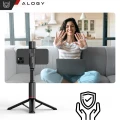 pol_pl_Selfie-stick-kijek-Statyw-Tripod-uchwyt-do-telefonu-zdjec-Lampa-LED-Pilot-Bluetooth-75-8cm-Alogy-czarny-74363_1.webp