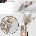 pol_pl_Pasek-bransoleta-Alogy-Luxury-metal-TPU-band-do-Apple-Watch-42-44-45-49mm-bezowy-74612_1.webp