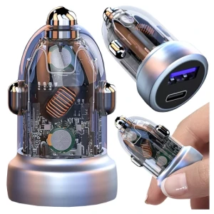 Ładowarka samochodowa Szybkie ładowanie QC3.0 PowerDelivery PD Alogy Car Charger 33W USB USB-C