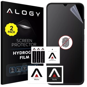 2x Folia "MATOWA" do Samsung A15 / M15 Hydrożelowa Alogy HydroSkin Matte Pro™ na ekran do etui "BEZ ODCISKU PALCÓW"