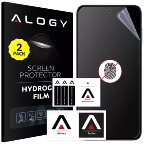 2x Folia "MATOWA" do Samsung M35 5G Hydrożelowa Alogy HydroSkin Matte Pro™ na ekran do etui "BEZ ODCISKU PALCÓW"