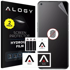 2x Folia "MATOWA" do Oppo A54 / A74 5g / A93 5G Hydrożelowa Alogy HydroSkin Matte Pro™ na ekran do etui "BEZ ODCISKU PALCÓW"
