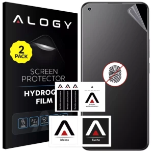 2x Folia "MATOWA" do Realme 8 Hydrożelowa Alogy HydroSkin Matte Pro™ na ekran do etui "BEZ ODCISKU PALCÓW"