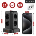 pol_pl_Przedluzacz-12w1-Rozdzielacz-wieza-ladujaca-Alogy-ChargeTower-Pro-2500W-8x-gniazdo-ladujace-3x-USB-A-1x-USB-C-kabel-1-8m-Czarny-77134_5.webp