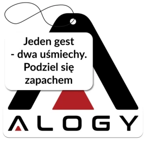 Zawieszka zapachowa samochodowa zapach do samochodu auta Alogy odświeżacz powietrza samochodowy Lemon