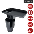 pol_pl_Uchwyt-Samochodowy-na-Kubek-i-Butelke-Telefon-z-Obrotowym-Stoliczkiem-360-Mobilny-Organizer-2w1-Alogy-MultiUse-Tray-TM-Czarny-79692_5.webp