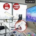 pol_pl_Lampka-biurkowa-nocna-LED-akumulator-4000-mAh-podwojne-oswietlenie-elastyczne-ramie-klips-z-regulacja-idealna-do-biurka-i-lozka-Alogy-SmartClip-TM-Light-Biala-80849_5.webp