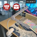 pol_pl_Lampka-biurkowa-nocna-LED-akumulator-4000-mAh-podwojne-oswietlenie-elastyczne-ramie-klips-z-regulacja-idealna-do-biurka-i-lozka-Alogy-SmartClip-TM-Light-Biala-80849_9.webp