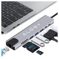pol_il_Hub-8w1-USB-C-do-2xA-2xC-HDMI-SD-Micro-LAN-100mb-Alogy-MultiHub-TM-Do-Notebooka-Laptopa-76792.webp