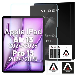 Szkło hartowane do Apple iPad Air 13” 1 / 2 / 2024-2025 / Pro 13 7 / 8 / 2024-2025 Alogy Screen Protector Pro+ 9H