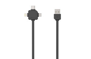 USBcable 3 in 1; GREY