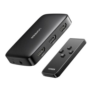 Przełącznik HDMI UGREEN CM332 3x1 (czarny)