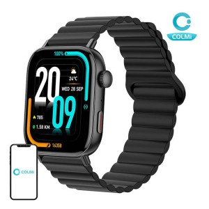 Smartwatch COLMI C8 Max pasek magnetyczny (czarny)
