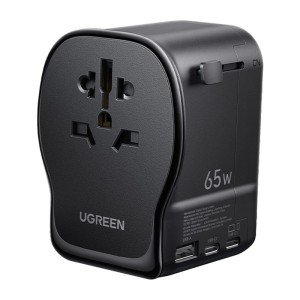 Adapter podróżny UGREEN S550 65W 2xUSB-C 1xUSB-A