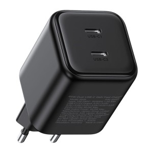 Ładowarka sieciowa UGREEN X526 45W GaN 2xUSB-C (czarna)