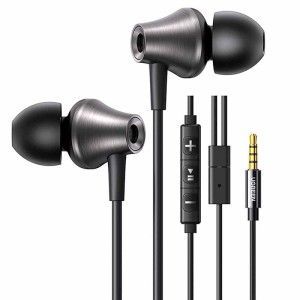 Słuchawki przewodowe UGREEN EP105 jack 3,5mm (czarne)