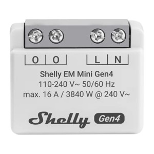 Miernik energii SHELLY EM Mini Gen4 Wi-Fi Matter