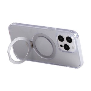 Etui magnetyczne JOYROOM JR-BP004 z uchwytem iPhone 15 Pro Max (przezroczyste)