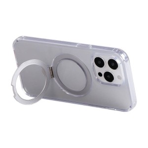 Etui JOYROOM JR-BP004 magnetyczne z uchwytem do iPhone 15 Pro (transparentne)
