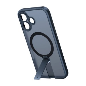 Etui TORRAS Pstand Spin do iPhone 16 Plus (czarne)