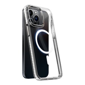 Etui magnetyczne TORRAS Sparka iPhone 15 Pro (przezroczyste)