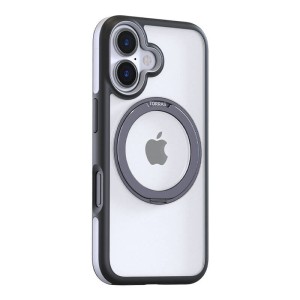 Etui TORRAS Ostand R Fusion do iPhone 16 (czarne)