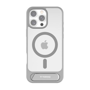 Etui magnetyczne TORRAS Pstand Series iPhone 16 Pro Max (szare)