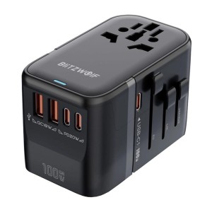 Adapter podróżny BLITZWOLF BW-TA2 5w1 GaN 100W