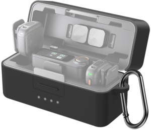 Silikonowy Pokrowiec Ochronny na Etui Ładujące PULUZ do DJI Mic 3 (Czarny)