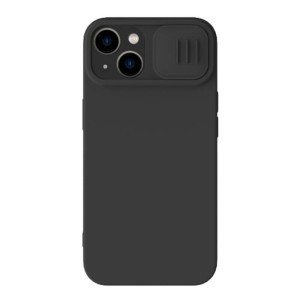 Etui NILLKIN CamShield Silky Silicone iPhone 15 Plus (czarne)