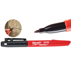 Marker czarny budowlany permanentny flamaster mazak 1 sztuka MILWAUKEE